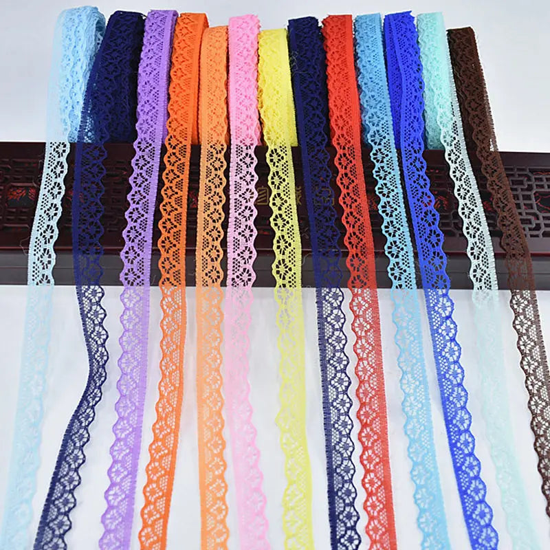 10yards lace Ribbon tape width 14MM African lace fabric DIY wedding decoration accessories,women's wear,floral accessories et