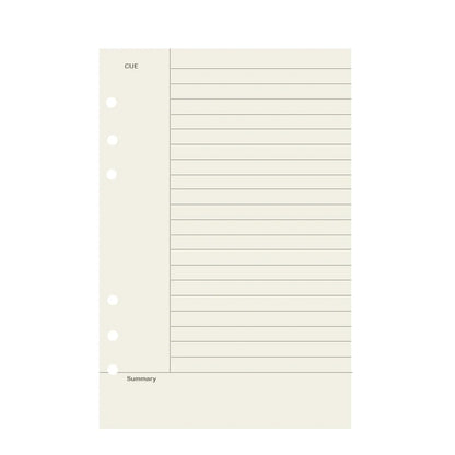 45 Pieces A5 A6 A7 6ring Loose Leaf Notebook Refill Binder Inner Page Budget Weekly Monthly To Do Line Dot Grid Paper Station