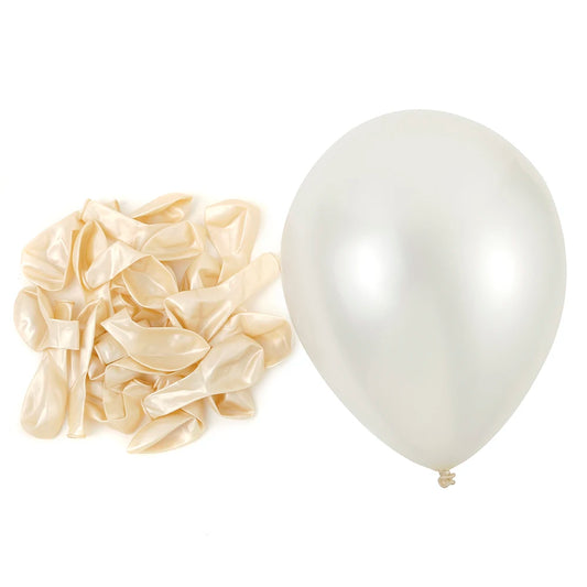 Milk White Pearl Balloon 5/10/12inch Latex Ballon Set Garland Wedding Birthday Decoration Party Supplies Baby Shower Globos G