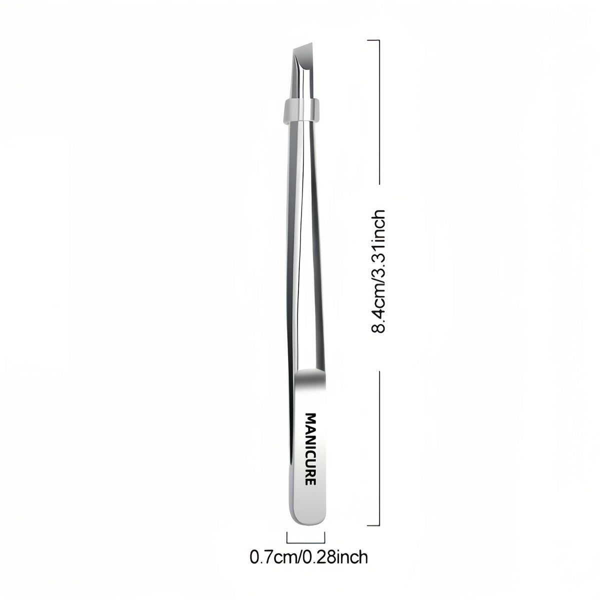 Stainless Steel Tweezers Tool Suitable for Eyebrow Eyelash Application Beard & Mustache Trimming False Eyebrow Applicator Gif
