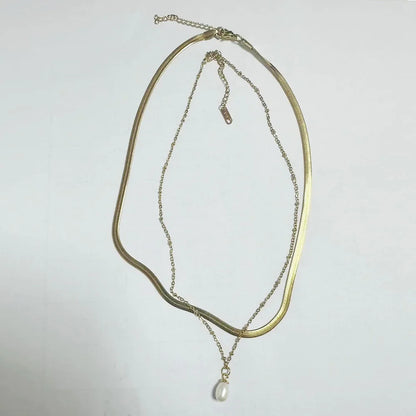 Stainless Steel Creative Steel Ball Chain Necklace - C72