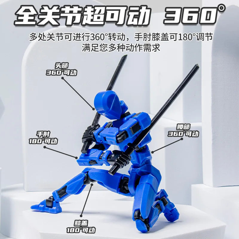 3D Printed Mannequin Action Figures Toys Dummy 13 Shapeshift Robot Multi-Jointed Movable Kids Adults Parent-children Games Gi