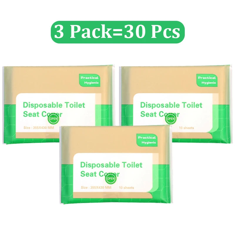 Portable Disposable Toilet Seat Cover Travel Camping Hotel Bathroom Accessories Degradable Waterproof Soluble Water Toilet Ma