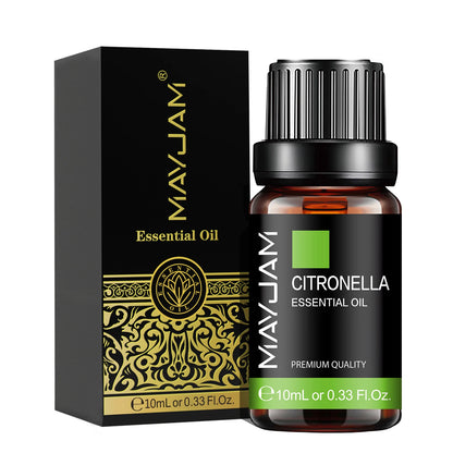 MAYJAM 10ML Essential Oil Lavender Jasmine Eucalyptus Vanilla Sandalwood Bergamot Rosemary Citronella Cinnamon Fragrance Oil 