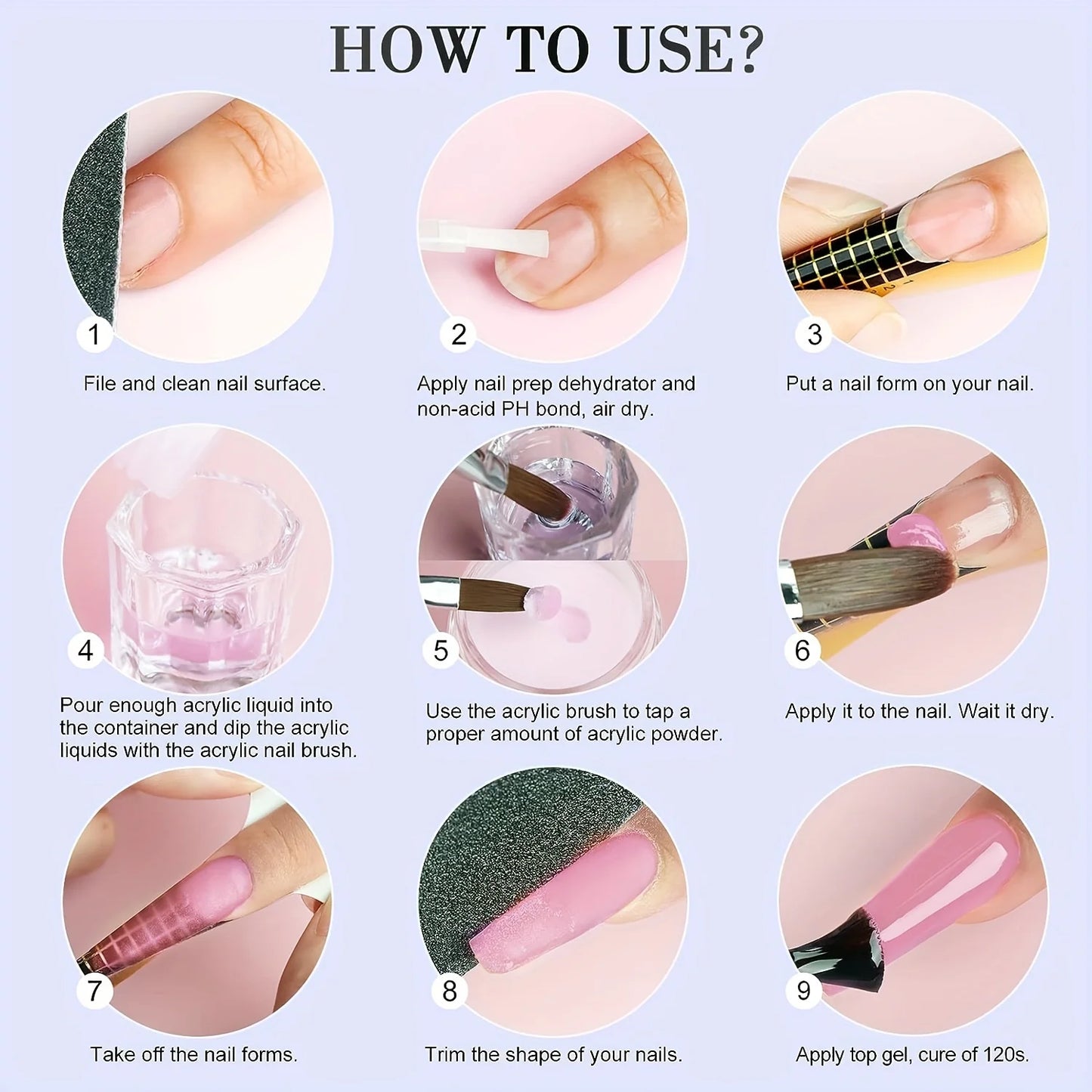 Professional Acrylic Nail Monomer, 75ml Unscented Liquid Monomer for Acrylic Nail Extension, Salon Quality Nail System Kit
