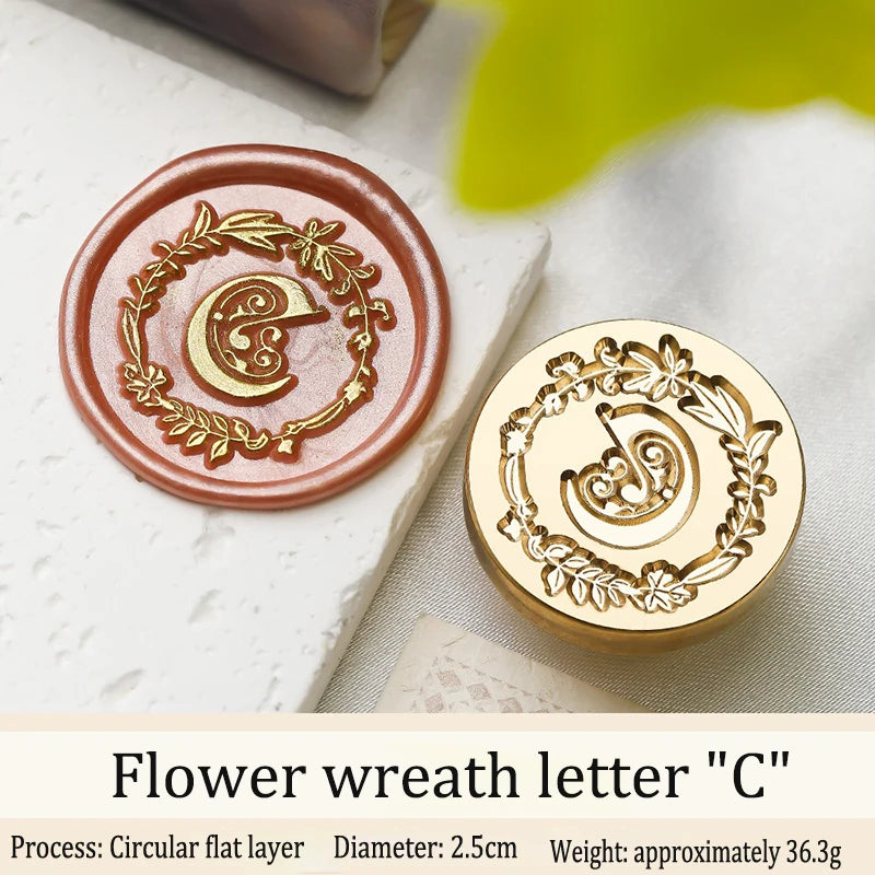 A-Z Seal Kit Sealing Wax for Stamp Head Letter Retro Stamps wax stamp for Wedding Logo for Print Set Wedding Craft Soaps Stam