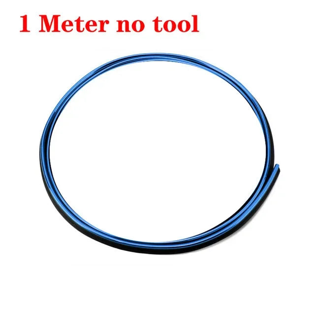 Car Moulding Decoration Flexible Strips1/3/5M Interior Auto Mouldings Car Cover Trim Dashboard Door Edgein Car-styling Univer
