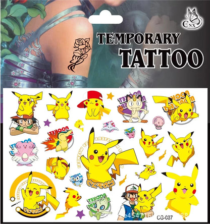 PokeMons Theme Party Favors Slap Bracelets Stickers Balloons Party Gifts Goodie Bag Stuffers Fillers Birthday Party Decoratio
