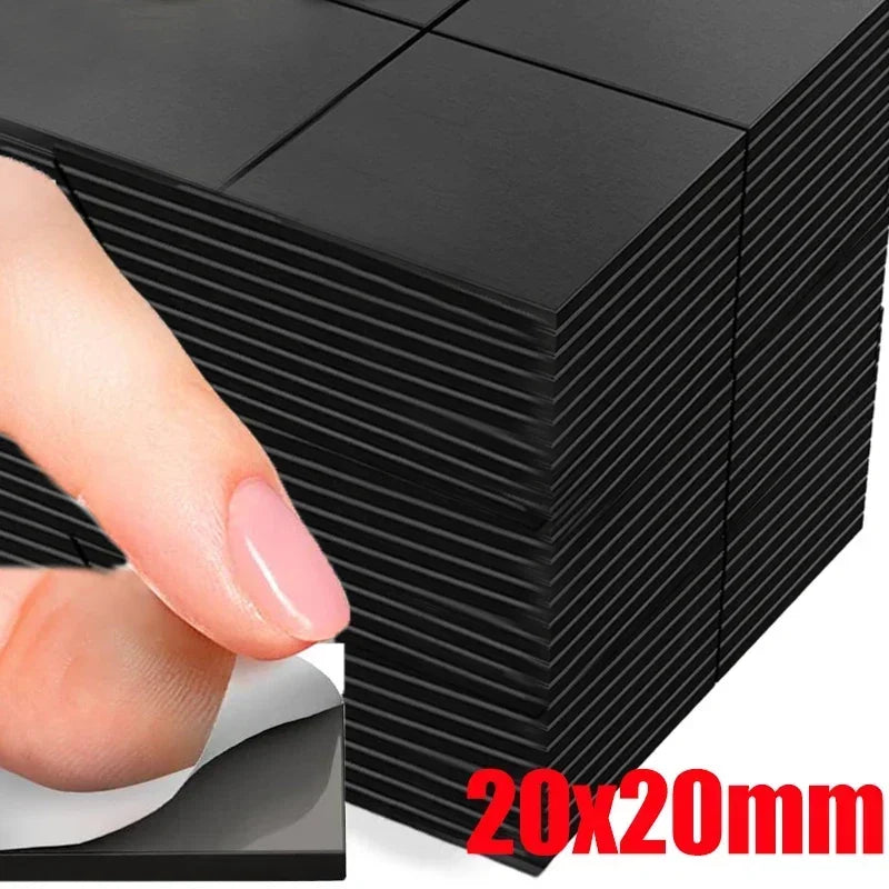20PCS Square Magnetic Sheets Self Adhesive Magnets Soft Magnetic Sheet for Household Office Flexible Stickers Craft Fridge De