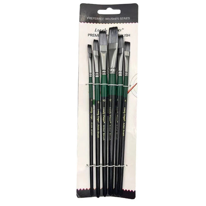 6pcs Artist Paint Brushes Set Artist Paintbrushes For Acrylic Oil Watercolor Acrylic Painting For Body Face Rock Canvas - 6pc