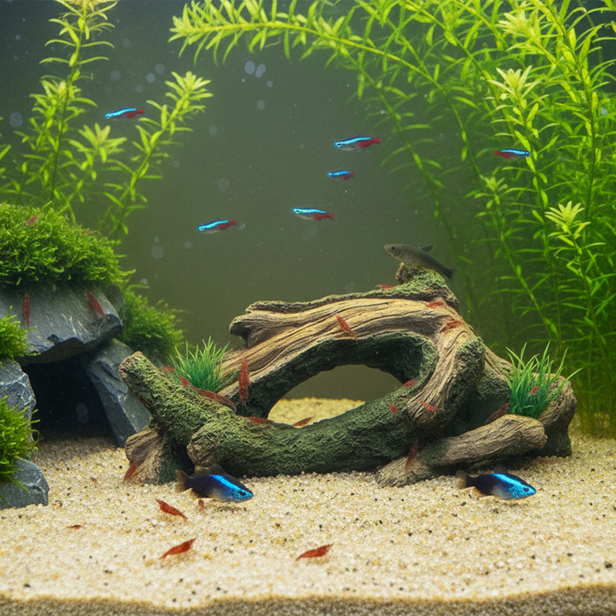 Aquarium Driftwoods Decor Tree Root Hideout for Fish and Shrimp Resting Spawning and Shelter Natural Durable and Corrosion