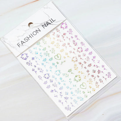 1PC 26-English Alphabet Number 3D Self-adhesive Nail Art Decal Sticker Word Small Letter Nail Decals Sticker Manicure Decorat