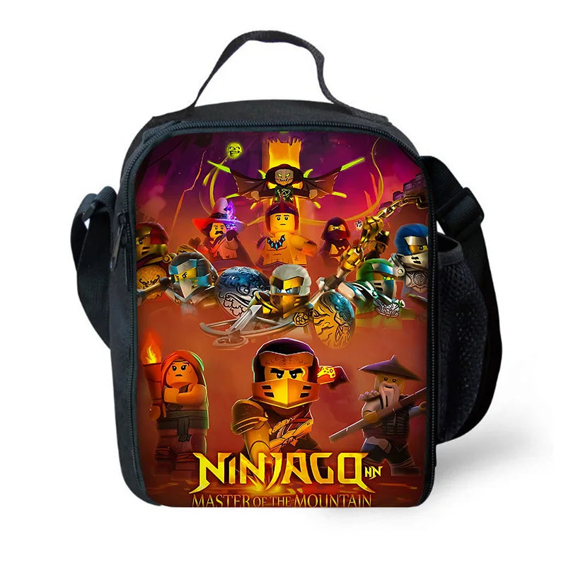 Child School Cool Game NinjagoS-Backpack with Lunch Bags ,Pencil Bags ,School Bags for Boys Girls Best Gift - CB-46X23A1