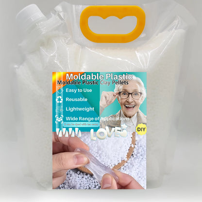 Moldable Plasti - party temporary teeth decoration, thermoplastic bead multi shaped plastic melt reusable hot bead crafts, DI