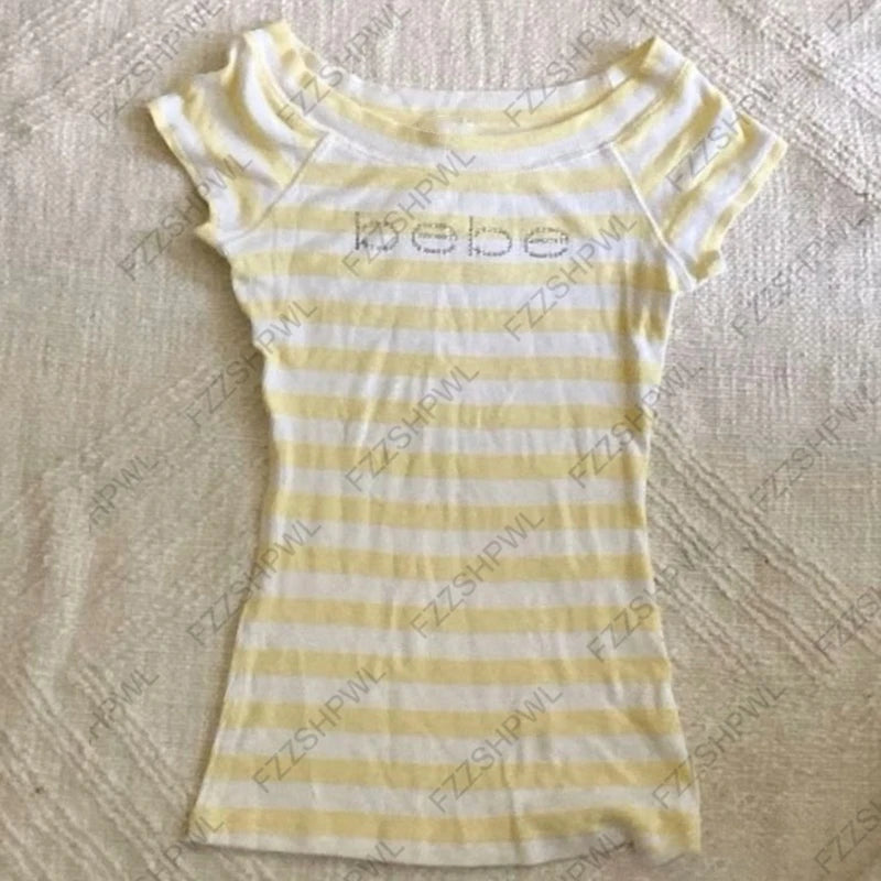 Vintage Sleeveless Tank Top Letters Summer Print Personality Crop top Sleeveless Slim Streetwear Punk Y2K Baby Tee Short Slee