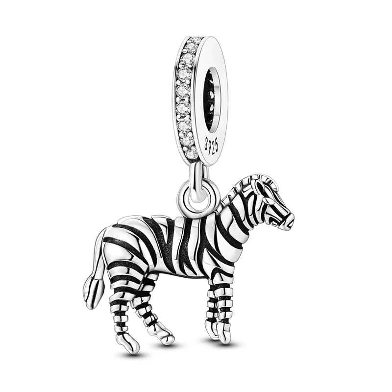 925 Sterling Silver Charms Beads Pendant Tree of Life Dog Elephant Love Heart Charm Fit Original Bracelet DIY Women Jewelry G