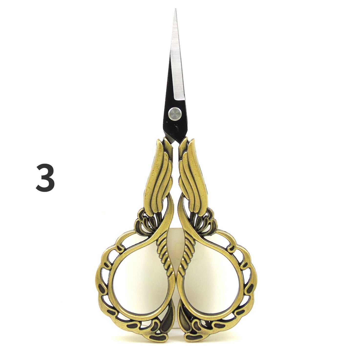 Mr. Paper Vintage Orchid Shaped Scissors High Appearance Creative Multifunctional Daily Tailor Clips Art Supplies 3 Style - S