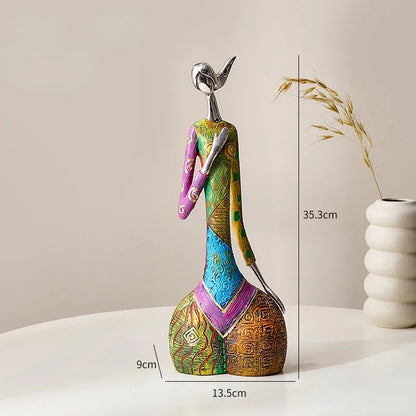 Abstract Character Ornaments Home Living Room TV Cabinet Decoration Office Art Yoga Decoration Statue Sculptures