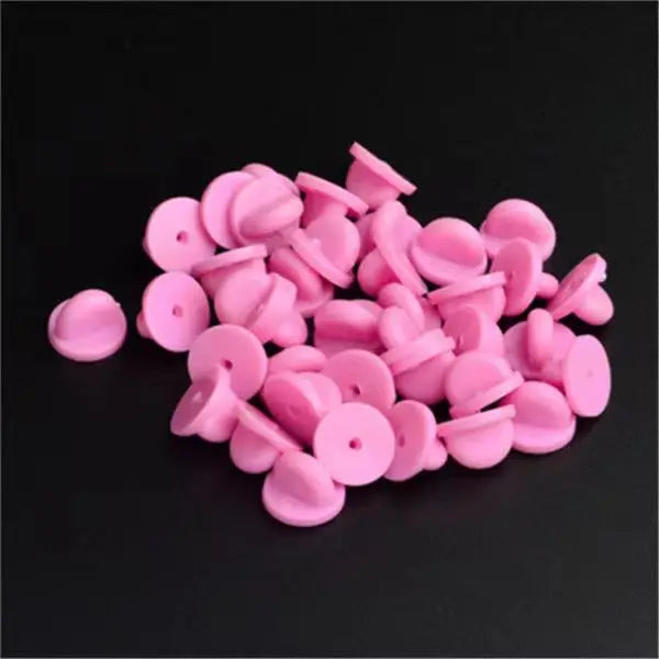 10 pieces/pack Safety Brooches Lock Locking Clasp Metal Pins Back Button Buckle Bulk Pin Keepers Brooch base Jewelry Accessor