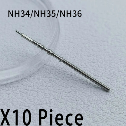 NH35 Stems 10Pcs/3Pcs Movement Watch Stem Crown Kit Watch Parts For NH34 NH35 NH36 VK63 Miyota8215 Stem Spare Parts