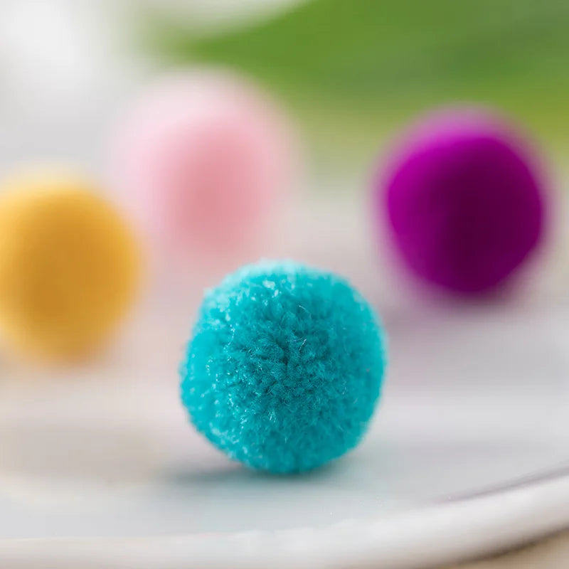 Multi Size Pom Piel 15mm/20mm/25mm/30mm/40mm Soft Pompones Fluffy Plush Crafts DIY Pom Pom Bal Wedding Sewing Party Accessori
