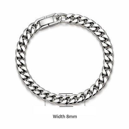 Stainless Steel Braided Double Row Front and Rear Fish Scale Alloy Magnetic Buckle Bracelet with Keel Jewelry New Model - Enc