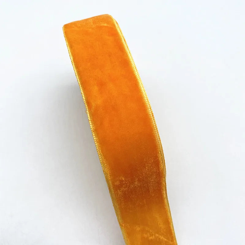 New 6-38mm Colour Single Face Line Velvet Ribbon for Bowknot Christmas Ribbon Party Decorations