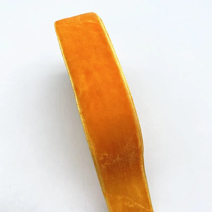 New 6-38mm Colour Single Face Line Velvet Ribbon for Bowknot Christmas Ribbon Party Decorations