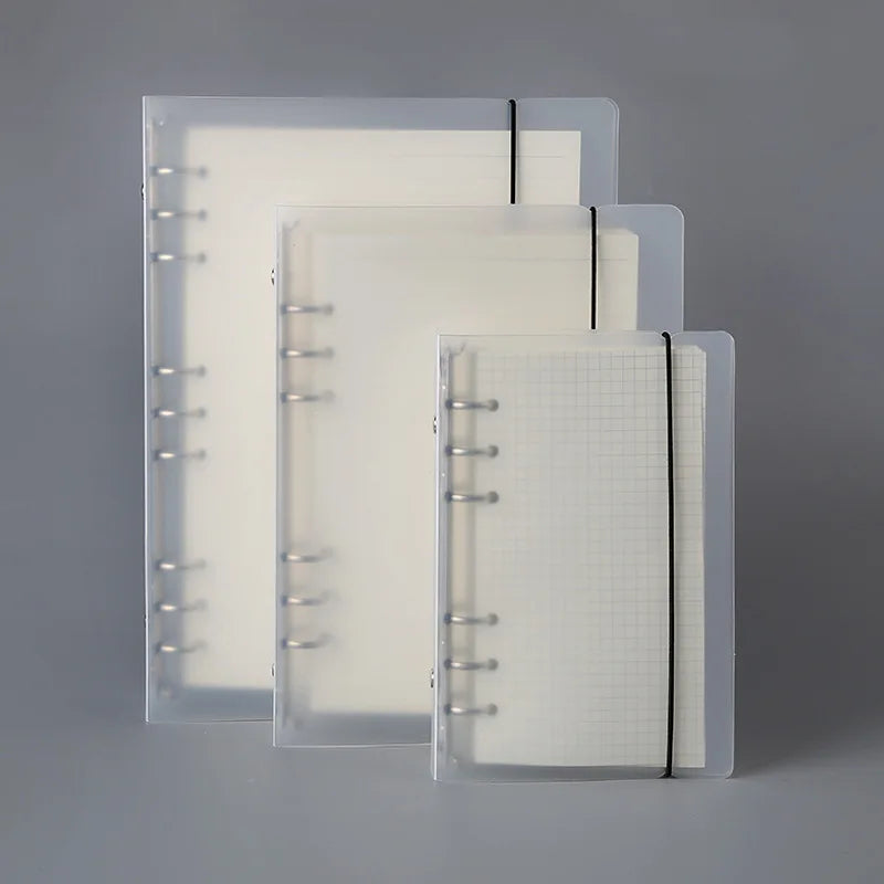 Diary 2026 A7 A6 A5 Transparent Loose Leaf Binder Notebook Inner Core Cover Note Book Journal Planner Office Stationery Suppl