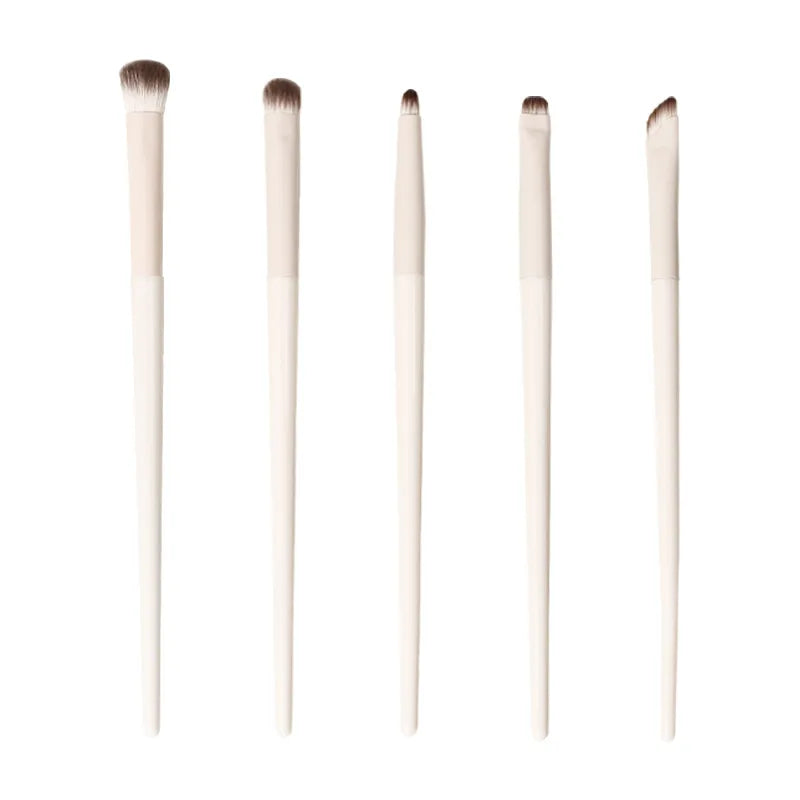 13 PCS Makeup Brushes Set Eye Shadow Foundation Women Cosmetic Brush Eyeshadow Blush Beauty Soft Make Up Tools Bag - 5pcs