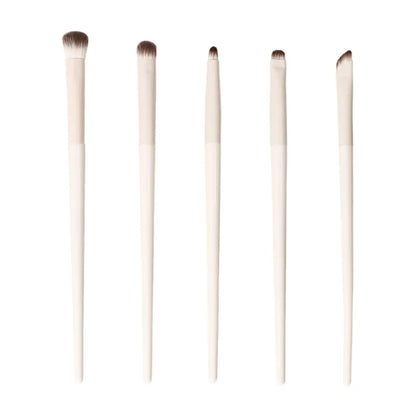 13 PCS Makeup Brushes Set Eye Shadow Foundation Women Cosmetic Brush Eyeshadow Blush Beauty Soft Make Up Tools Bag - 5pcs