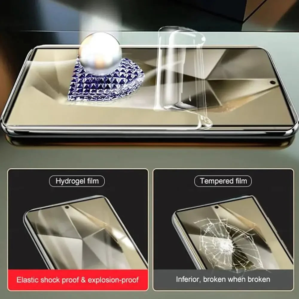 4pcs Hydrogel Film For Samsung Galaxy S26 S25 S24 S23 S22 S21 S20 Ultra Plus Screen Protector For Samsung S25 S24 S23 S20 S21