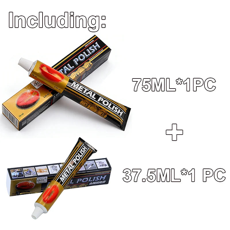 75ml 100g/50g Cream Knife Machine Polishing Wax Mirror Metal Stainless Steel Watch Polishing Paste Metal Polish Rust Remover 