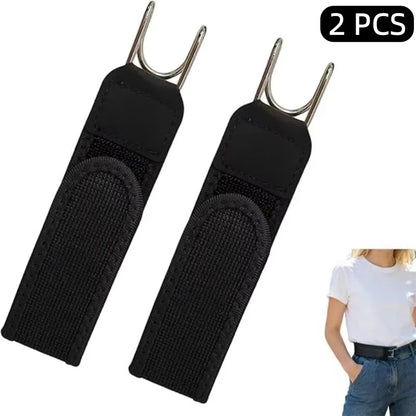 1pc Tactical Hook Elastic Waistband, Buckle Free Invisible Waist Closure, EDC Buckle, Suitable for Hunting, Fishing, Camping 