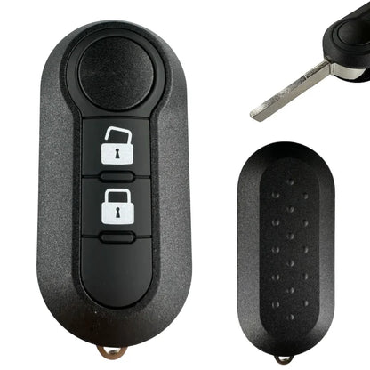 Good Quality For Fiat 500 Panda Punto Bravo 3 Buttons Car Key Remote Control Shell Blank Case Housing Fob Keyless SIP22 Blade