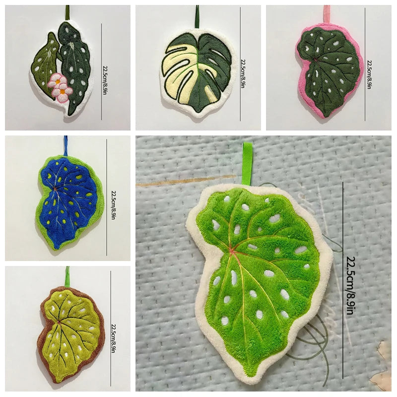 Creative Hand Towel Handkerchief Kitchen Towels Super Absorbent Towel Hanging Cleaning Cloth Bathroom Kitchen Accessories 손수건