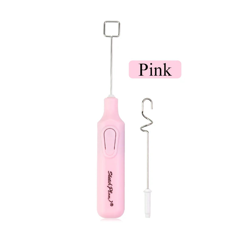 Electric Gouache Paints Mixer/Stirrer/Agitator Student/Artist Pigments Fast - Paints-mixer-Pink
