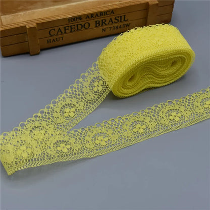 Lace Trim, 10 Yards High Quality Lace Tape, 40MM Wide Embroidered Trim for Sewing, DIY Crafts, Scrapbooking Projects, Gift Wr
