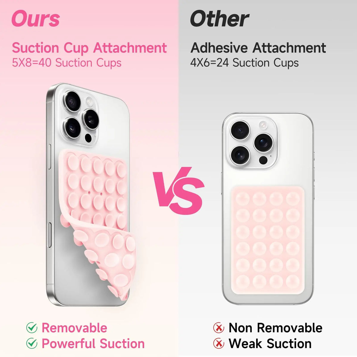 Silicone Suction Cup Phone Holde Multifunctional Fixed Anti-slip Mobile Fixture Double Sided Detachable Phone Rubber Sucker P