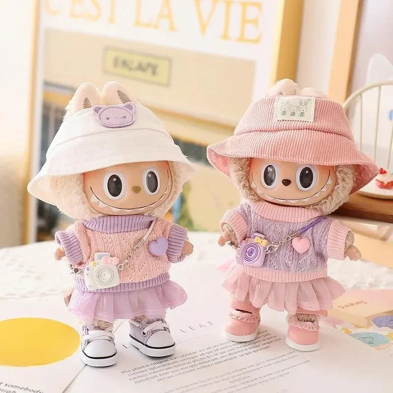 Doll Clothes for 45cm Dolls – Do-It-Yourself Accessories, Sweater Jumpsuit for Reborn Dolls