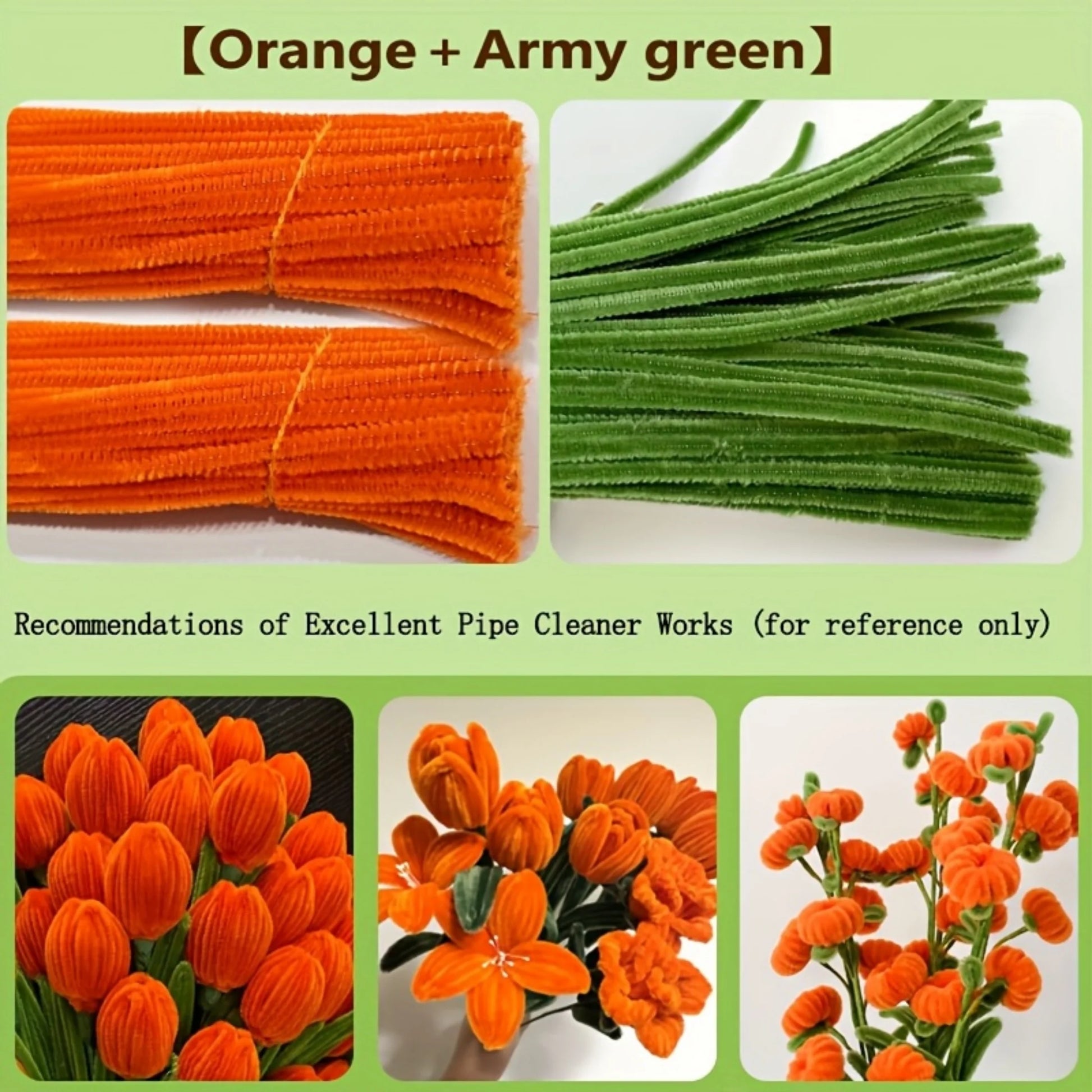 200 Pcs Pipe Cleaners Craft Supplies 2 Assortment Pastel Color Chenille Stems for Art and Craft Project Creative DIY Decorati