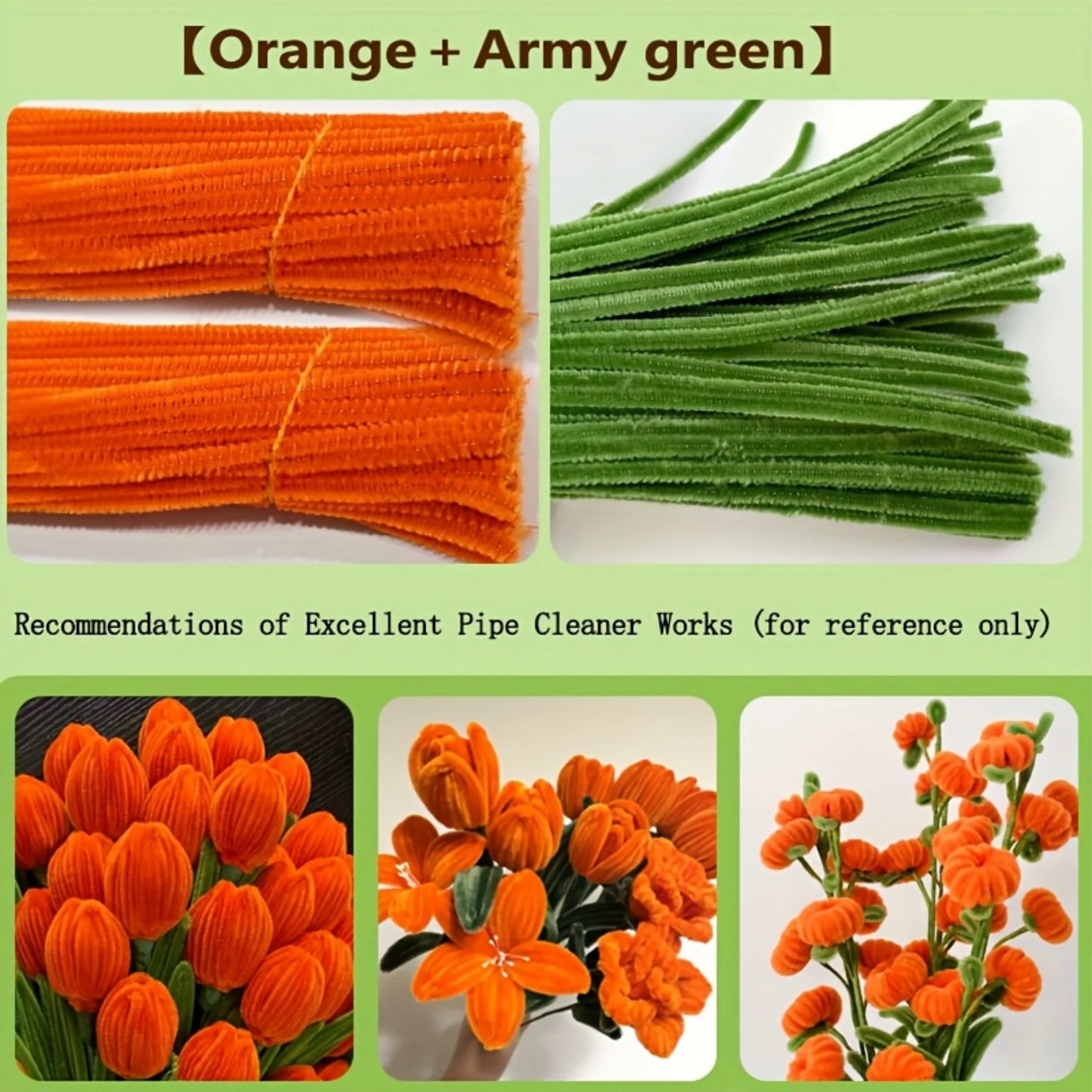200 Pcs Pipe Cleaners Craft Supplies 2 Assortment Pastel Color Chenille Stems for Art and Craft Project Creative DIY Decorati