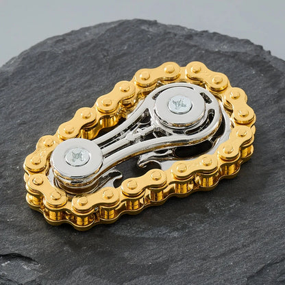 New Sprockets Flywheel Fingertip Gyro Fidget Spinner Antistress Anxiety Metal Bike Chains EDC Spinner Fidget Toys For Adult -