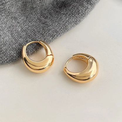 925 Sterling Silver Round Stud Earrings for Women Simple Inlaid Design Hoops Earrings Wedding Party Jewelry Accessories Gifts