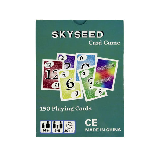 Skyseed Card Game 150 Playing Cards Board Game Deck Fun Exploration Action Edition Christmas and Halloween Gifts