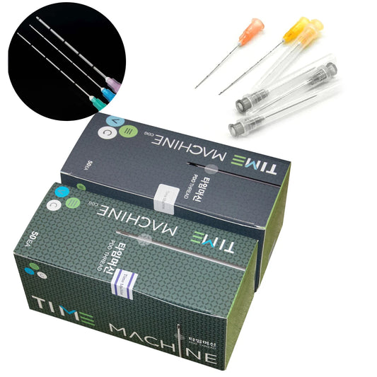 50pcs Disposable Blunt Tip Cannula Needle For Filler Injection 18G 21G 22G 23G 25G 27G 30G Uric Acid Facial Filling Nose 1 bo