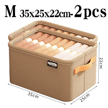 Thicken Clothes Organizer Pants Sweater Storage Cabinets Drawers Organizer Jeans Storage Box Wardrobe Clothes Storage Organiz