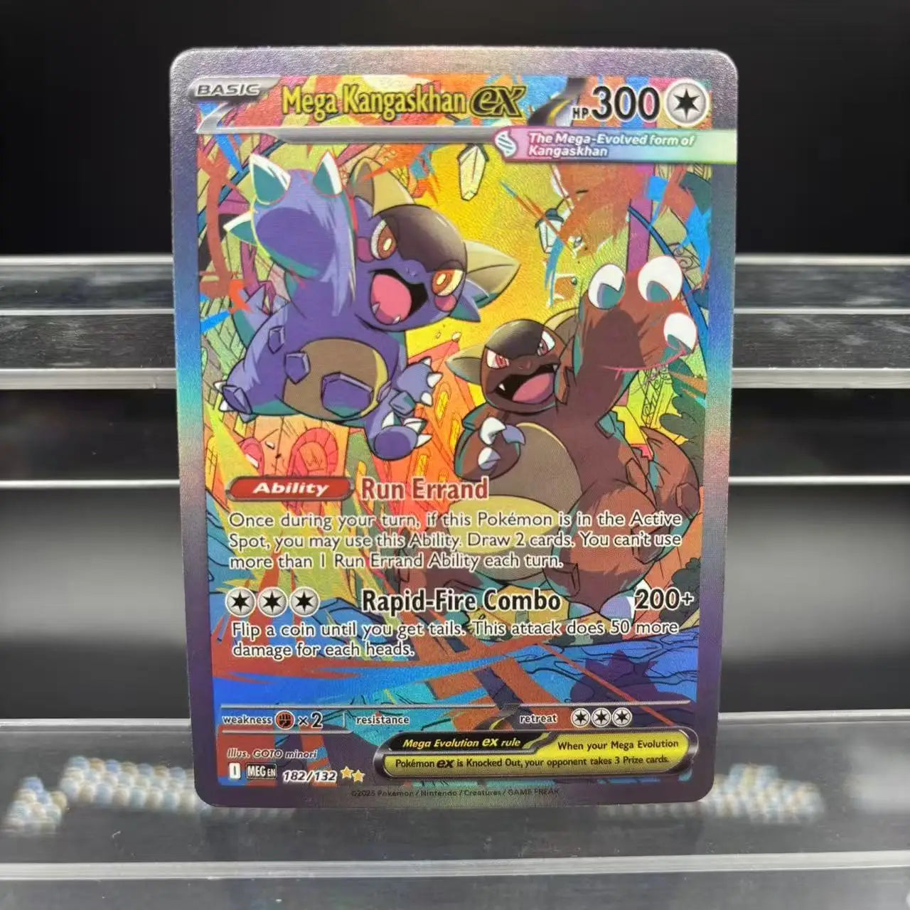 DIY PTCG Collection Cards EN Mega Symphonia Mega Brave Gardevoir Lucario Self Made Single Card Classic Game Anime Card Gift T