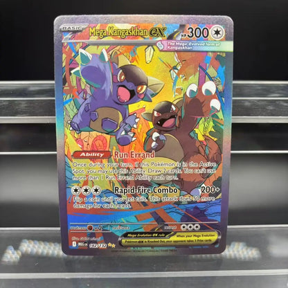 DIY PTCG Collection Cards EN Mega Symphonia Mega Brave Gardevoir Lucario Self Made Single Card Classic Game Anime Card Gift T