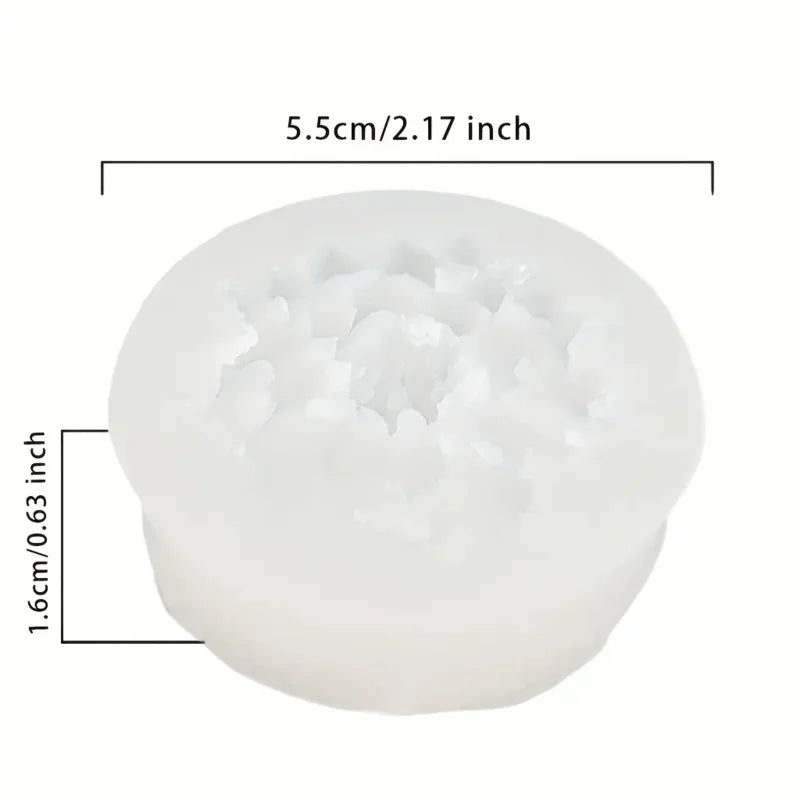 Lotus Flower Silicone Mold，For resin crafting - Suitable for candles、DIYCrafts、Valentine's Day、Mother's Day、Christmas Decorat